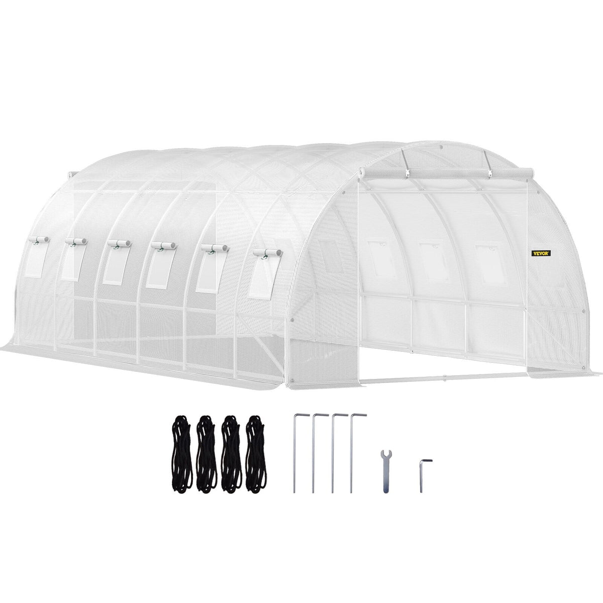 Walk-in Greenhouse Galvanized Frame Y232159