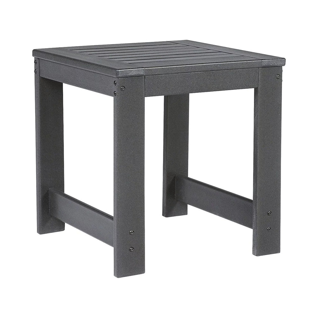 Charcoal Gray Outdoor End Table W858