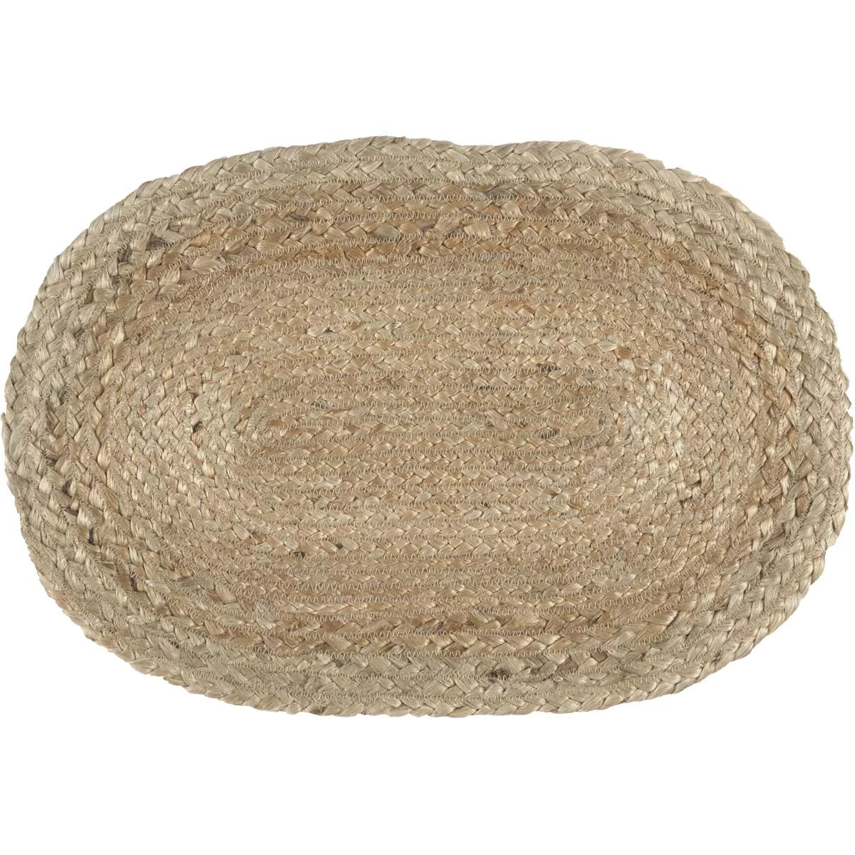 Jute Textured Oval Placemat Set of 6 J86279