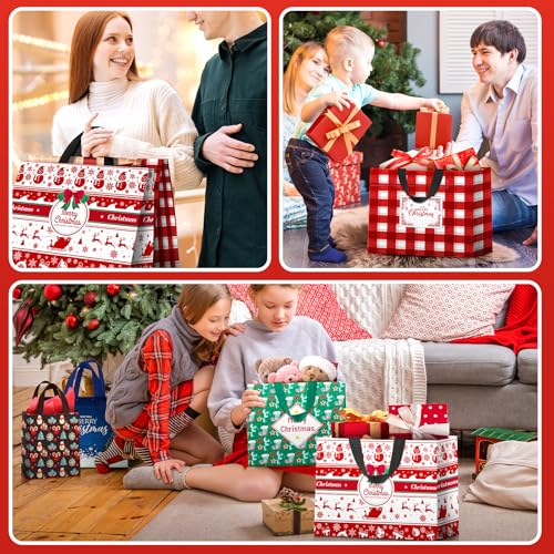20 Pack Christmas Gift Bags with Handle C53800