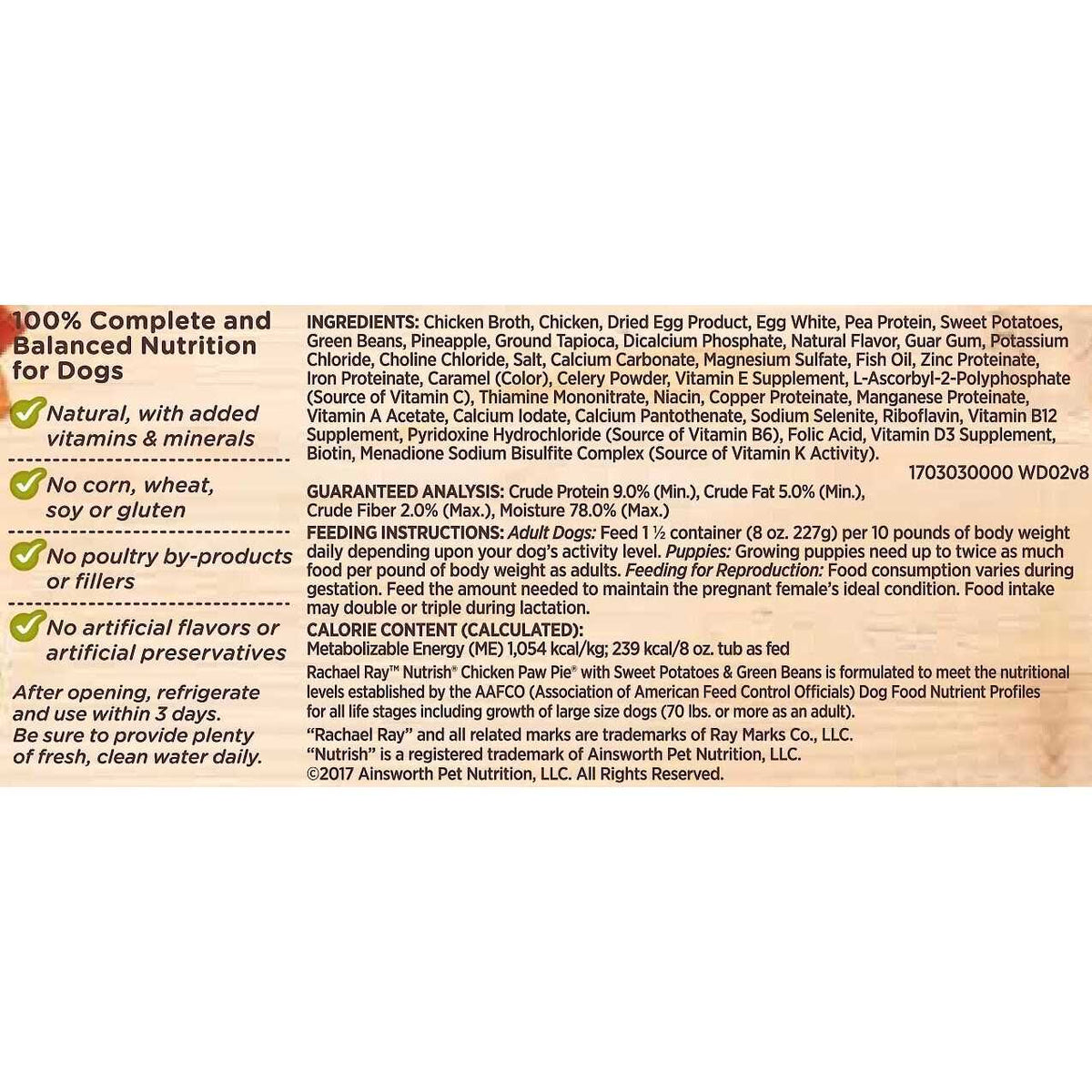 Grain Free Chicken Wet Dog Food M963