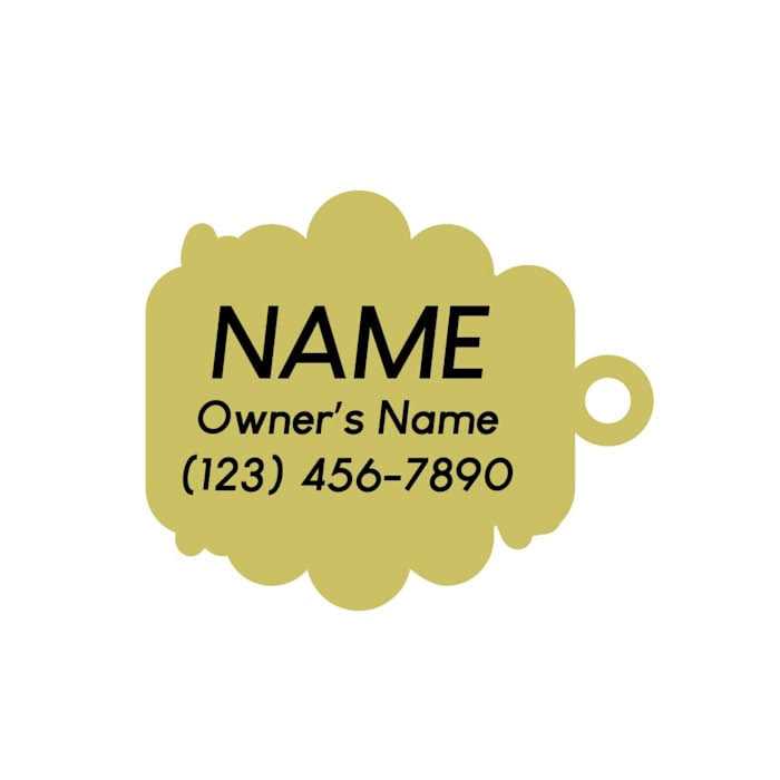 Pet ID Tag V3773