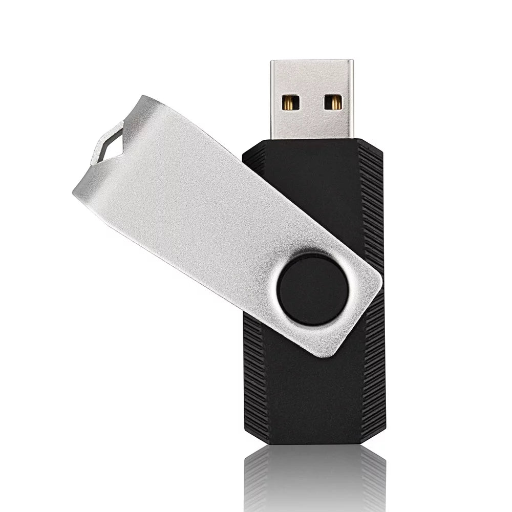16GB USB 2.0 Flash Drive Swivel 50PCS Black Q94832