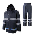 High Visibility Reflective Waterproof Hooded Raincoat XXL C729