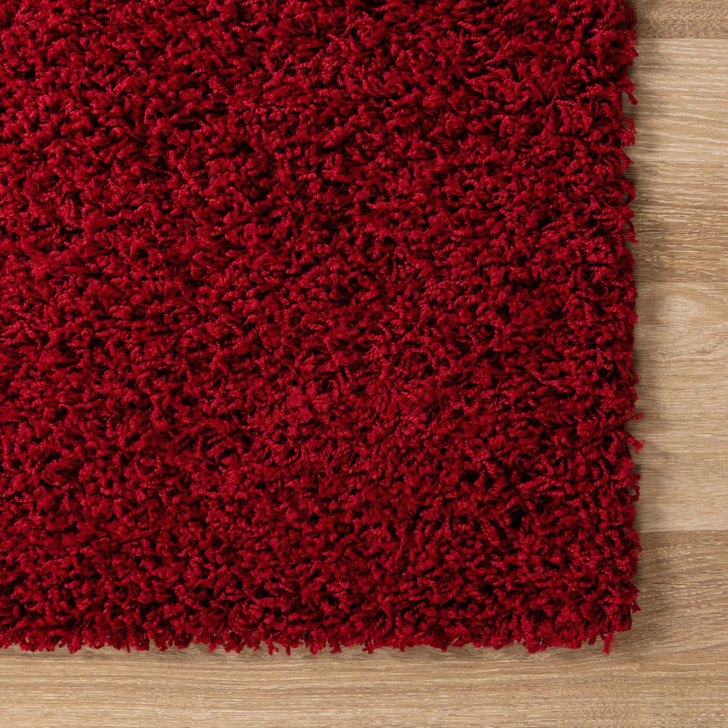 Cherry Red 5' x 8' Shag Rug X1352